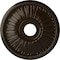 Ekena Millwork Berkshire Ceiling Medallion (Fits Canopies up to 6 3/8"), 20 1/8"OD x 3 7/8"ID x 1 7/8"P, Bronze CM20BE1BZS - alternate 1